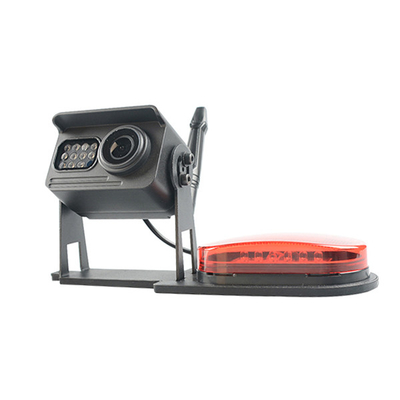 레드램프와 7 인치 검정색 모니터 차 방수 야간 투시 카메라
